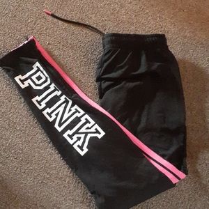 🆕️NWT Victoria's Secret Pink SkinnyTrack Pants